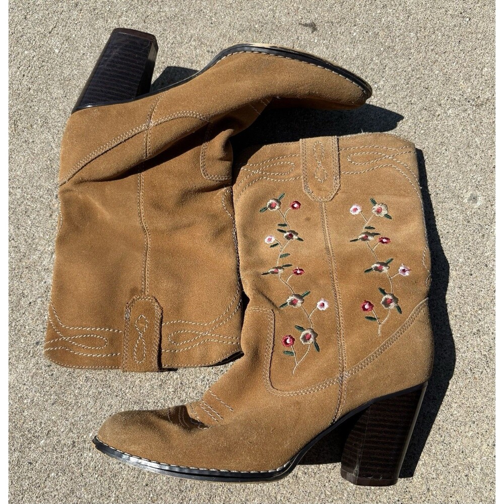 Anthropology Seychelles Western Boots Womens Sz 8 Embroidered Cowgirl Festival - Picture 9 of 16